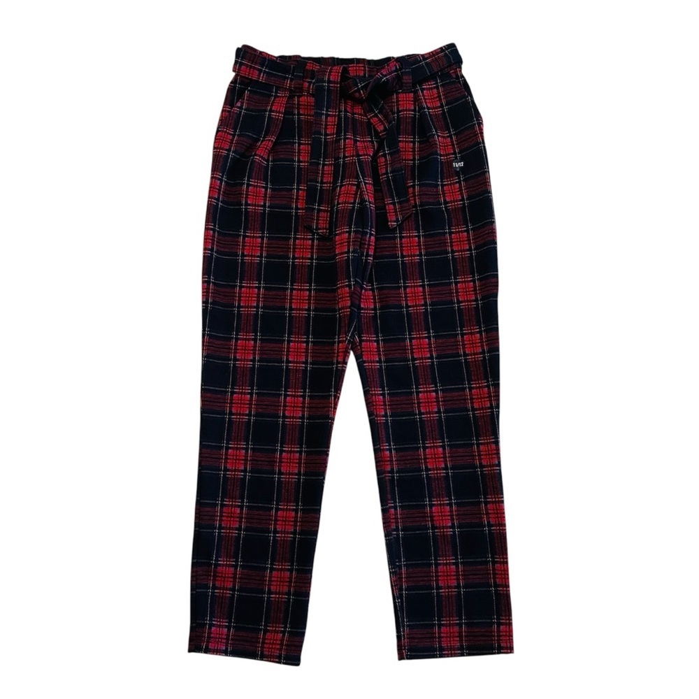 Abercrombie Kids Red and Black Plaid Pants